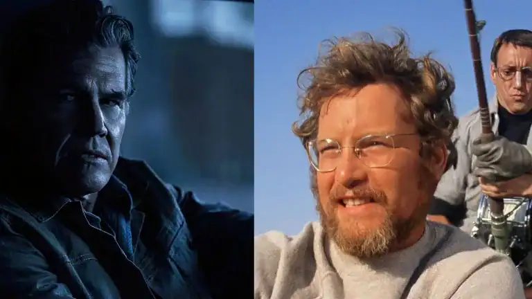 Josh Brolin in Weapons (2025) alongside Richard Dreyfuss and Roy Scheider in Steven Spielberg’s Jaws, both films highlighted in the 2025 Labor Day weekend box office.